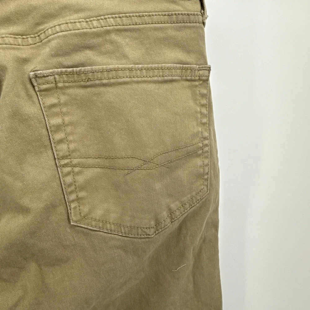 Levi's‎ Signature Athletic Jeans Men's 30x32 Khaki Zip Pocket Straight Leg Jeans